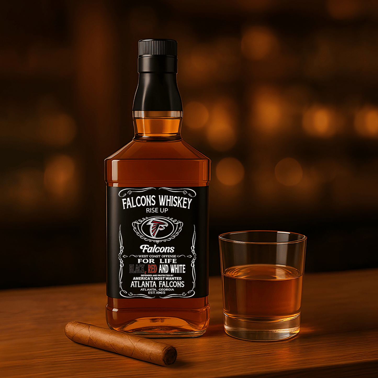 ATL x NFL Whiskey For True Fans Only DATND TANTD