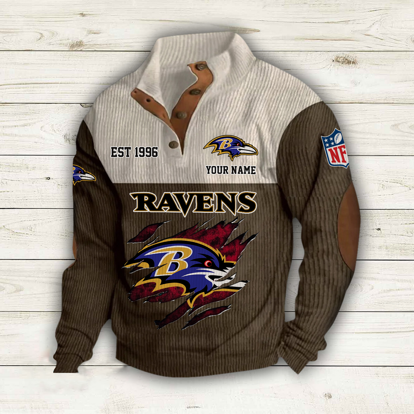 BAL x NFL Custom Name Sport Sweatshirt DatND DVT