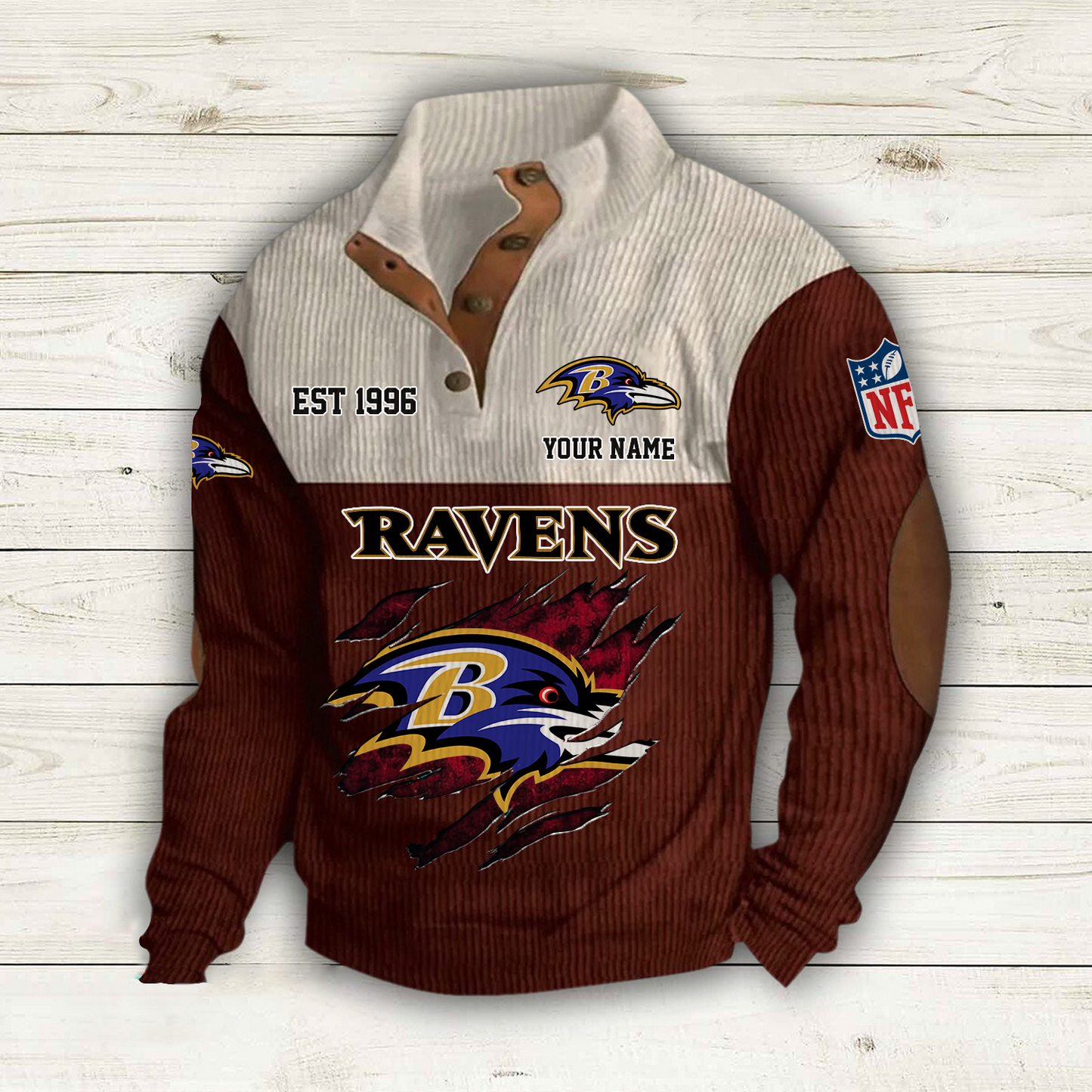 BAL x NFL Custom Name Sport Sweatshirt DatND DVT