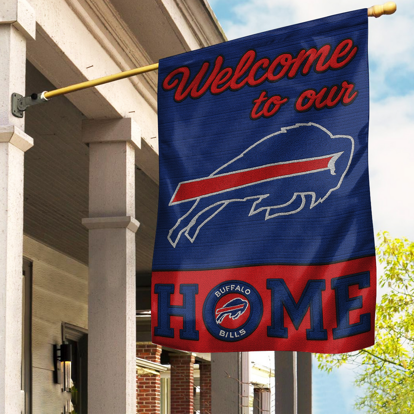 BB Premium NFL Welcome Home Flag DDT NTL