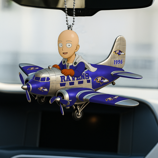 BR NFL x One-Punch Man Premium Car Hanging Ornament DDT HLP