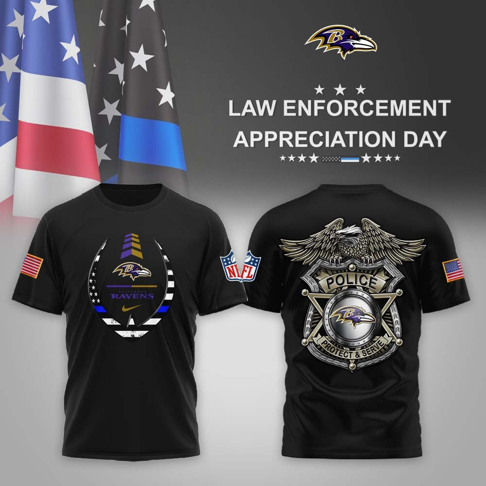 BR Premium Law Enforcement Appreciation Day T-shirt DDT CTND