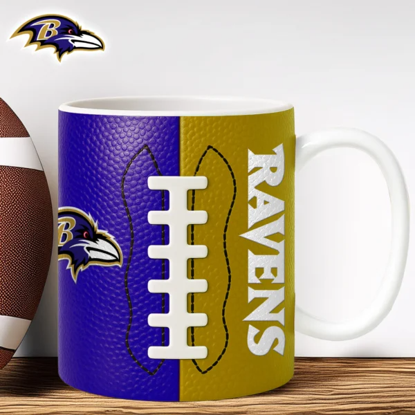 BR Premium NFL Split Color Ceramic Mug DDT HLPhuong