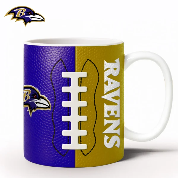BR Premium NFL Split Color Ceramic Mug DDT HLPhuong