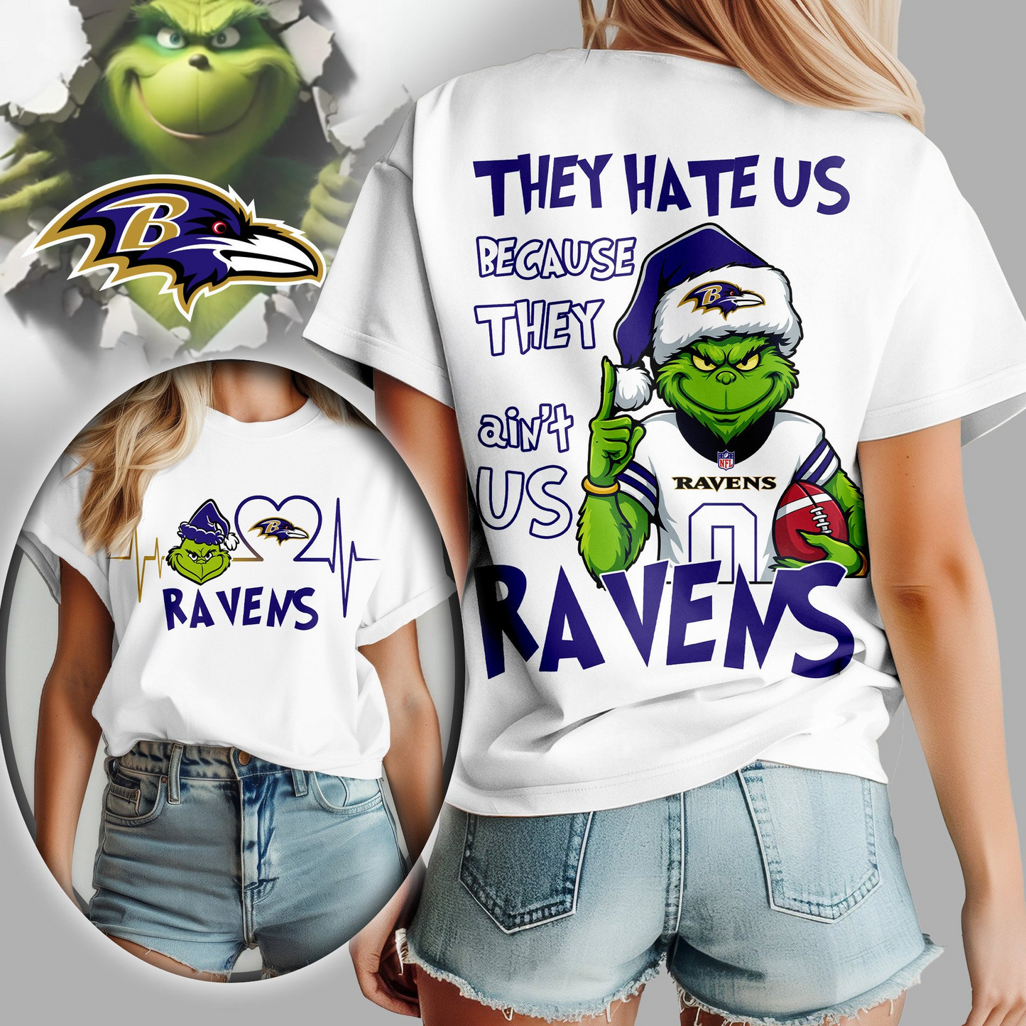 BR Premium NFL They Hate Us Woman Shirt DDT CTND