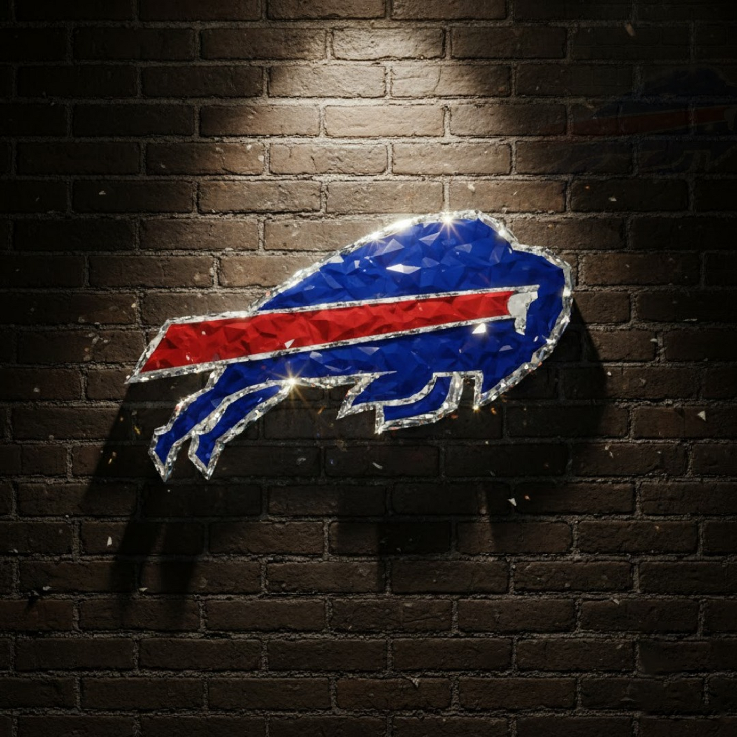 BUF X NFL Diamond Crystal Wall Art DatND DVT
