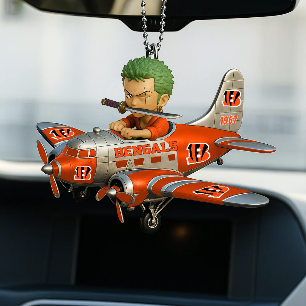 CIN NFL x Zoro Premium Car Hanging Ornament DDT NTL