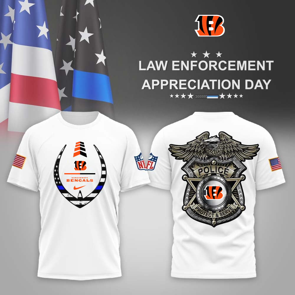 CIN Premium Law Enforcement Appreciation Day T-shirt DDT CTND