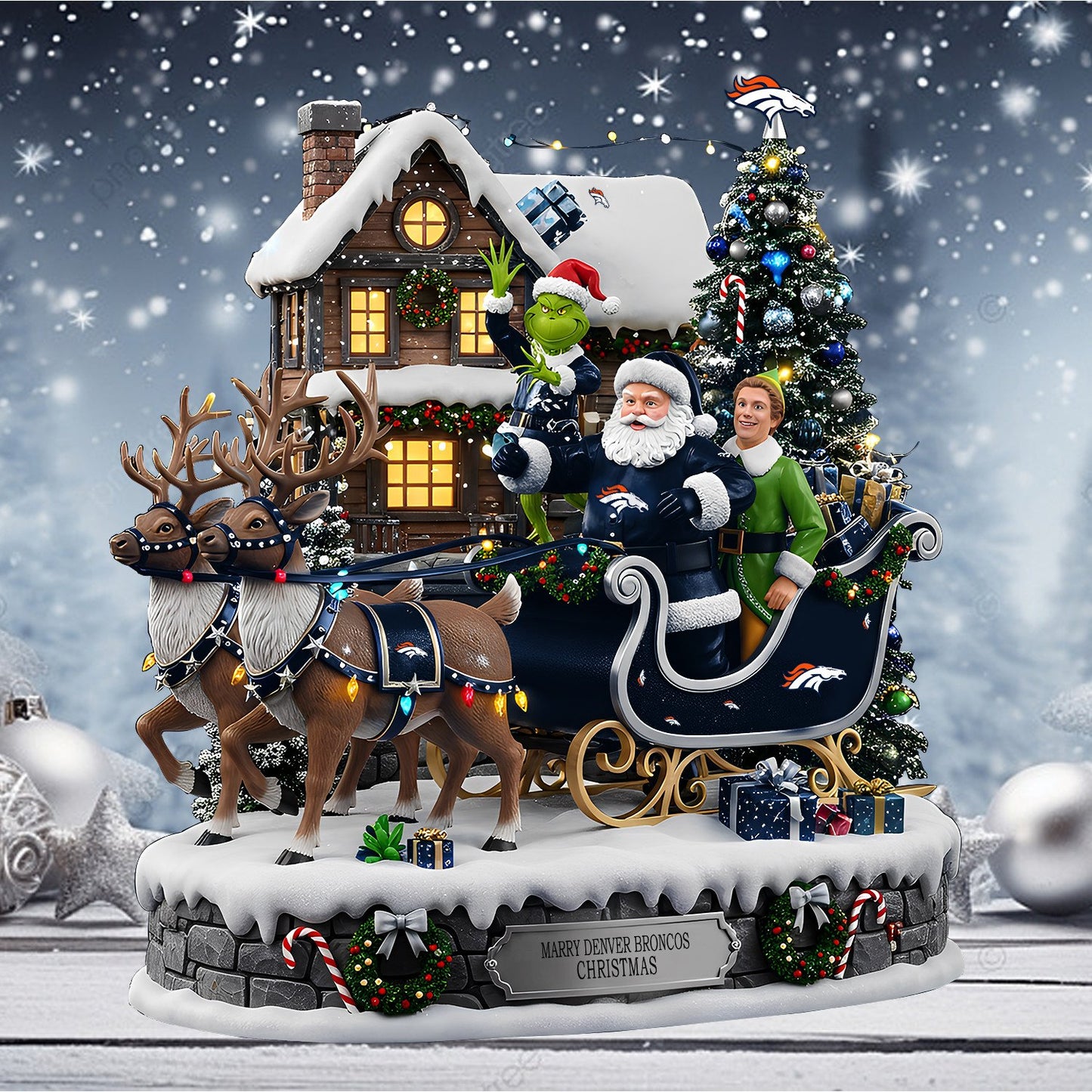 DB Acrylic Block - NFL Christmas Gift For Fans DDT CTND