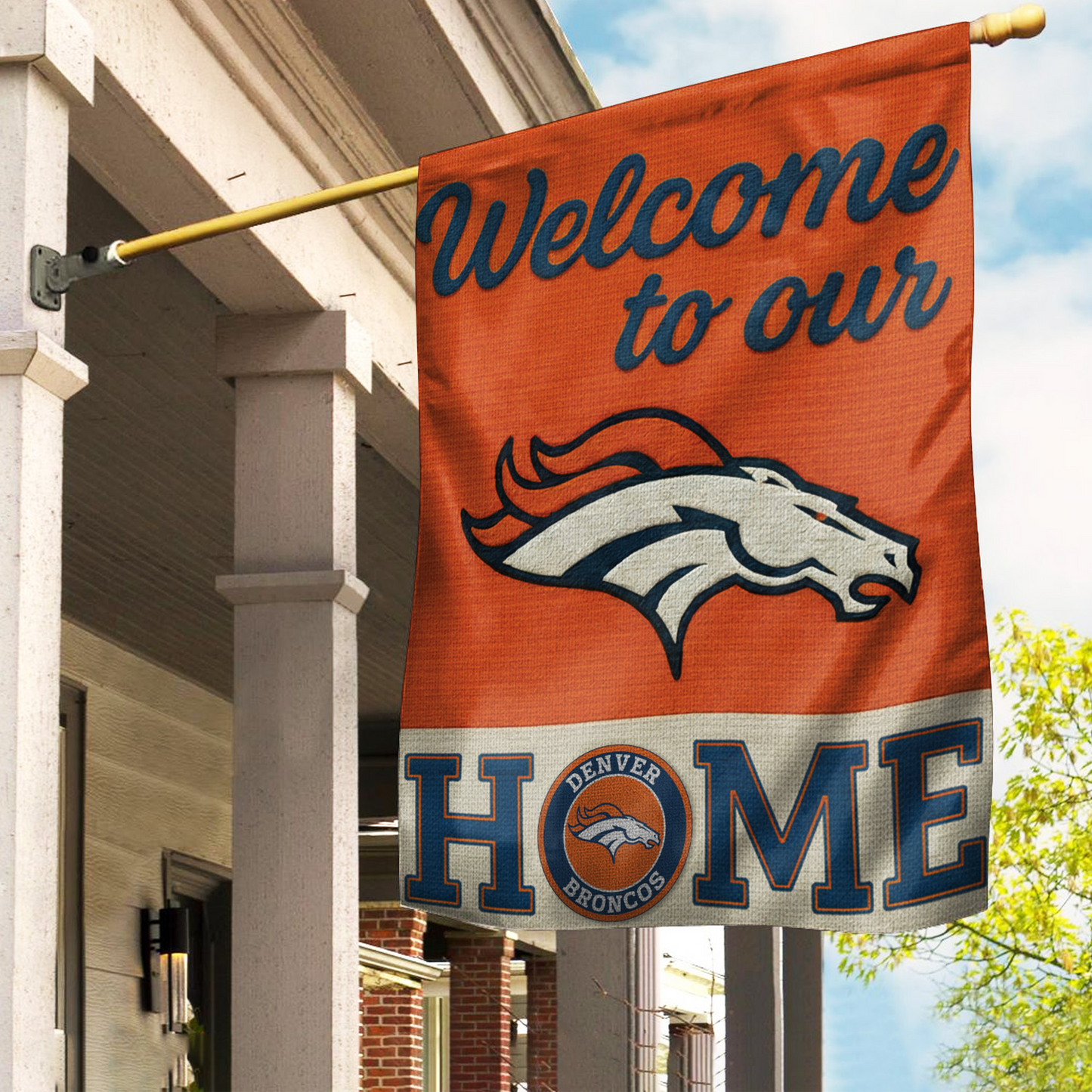 DB Premium NFL Welcome Home Flag DDT NTL