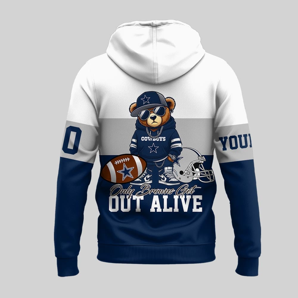 DC Premium NFL Customizable Teddy Bear Hoodie DDT HLPHUONG