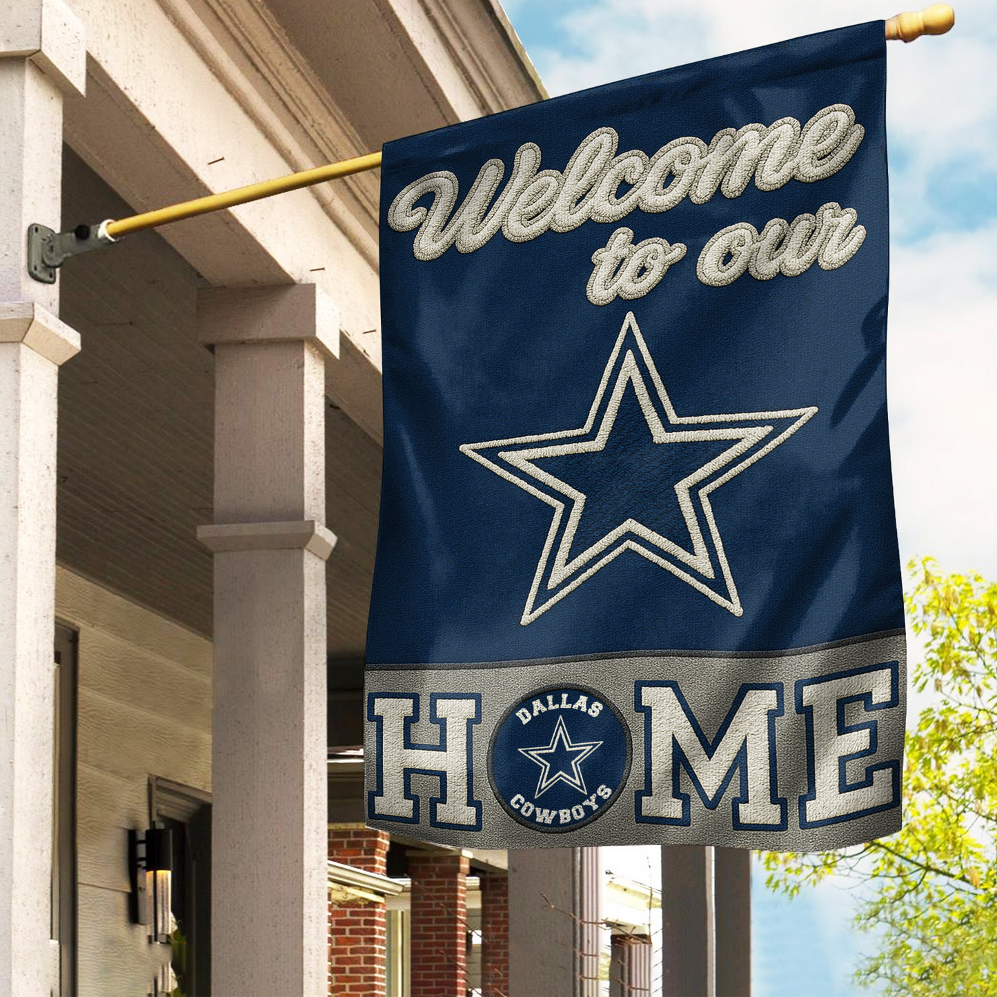 DC Premium NFL Welcome Home Flag DDT NTL