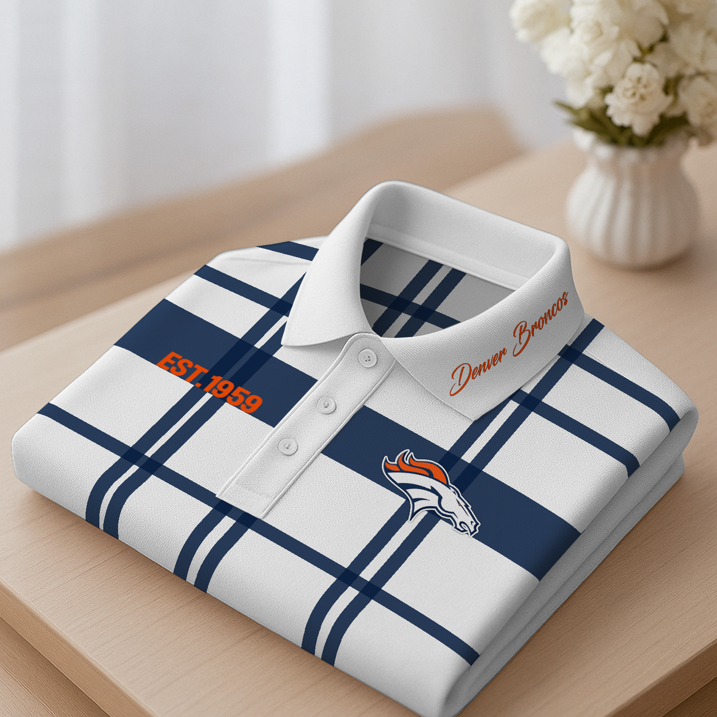 DEN Premium NFL Polo Shirt DatND DVT