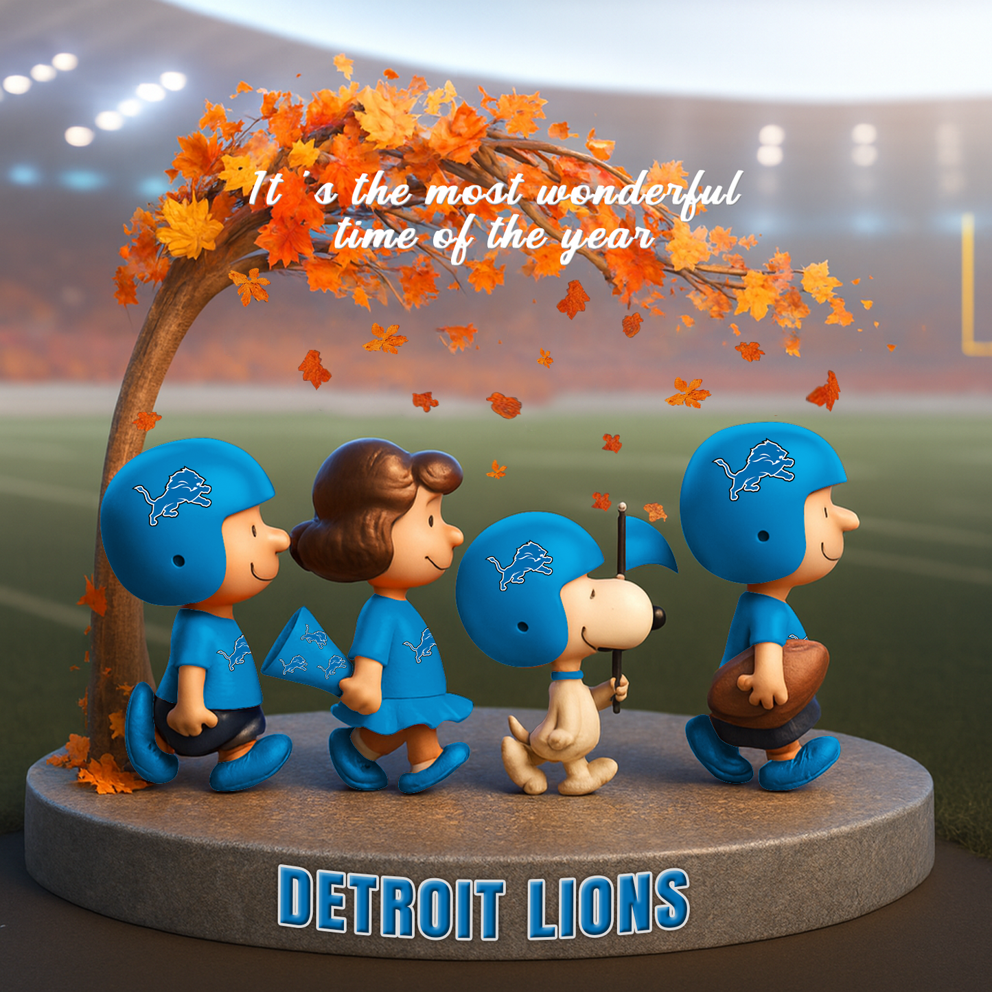 DET x NFL Premium Acrylic Block DATND TANTD