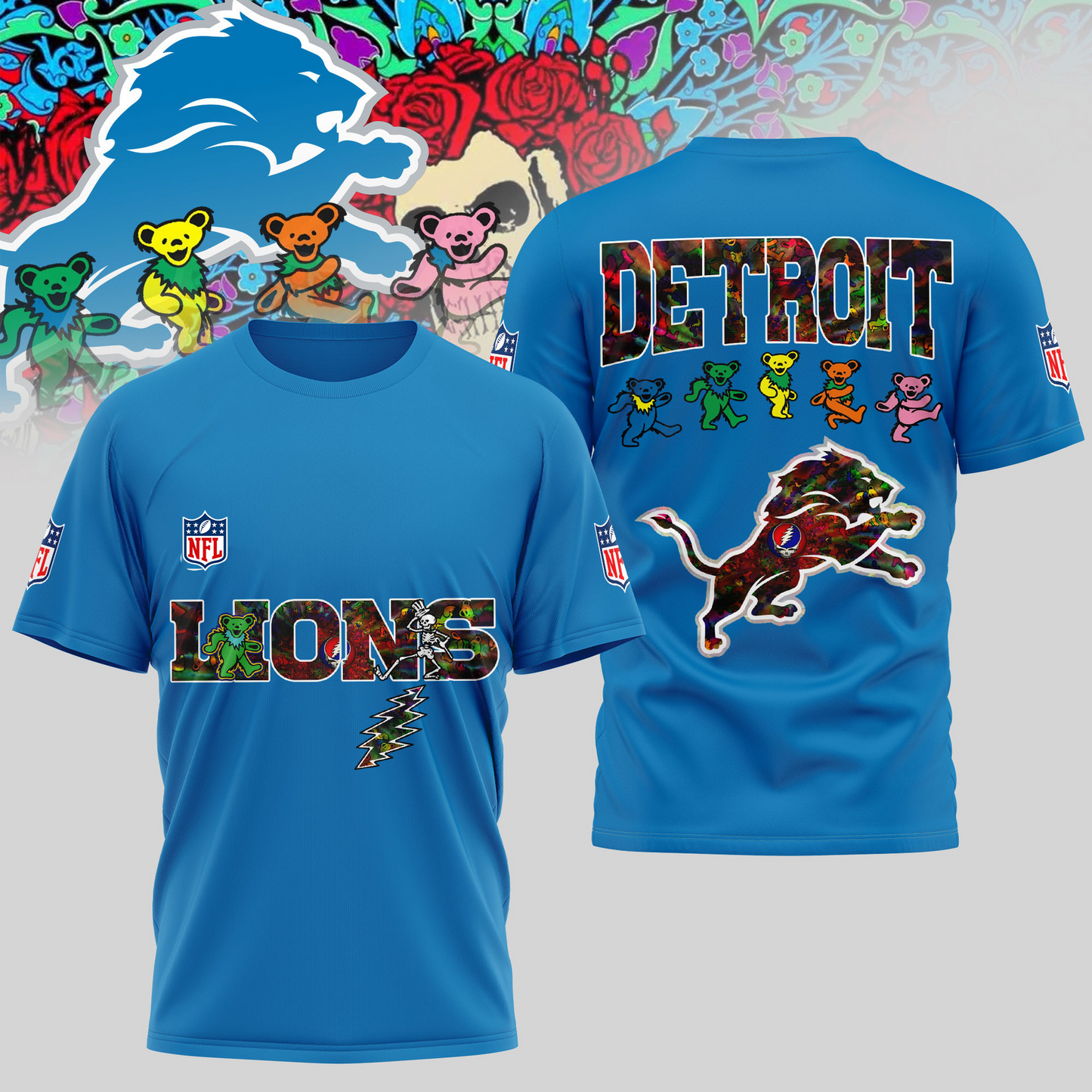 DL Premium NFL Dancing Bear T-Shirt DDT HLPHUONG