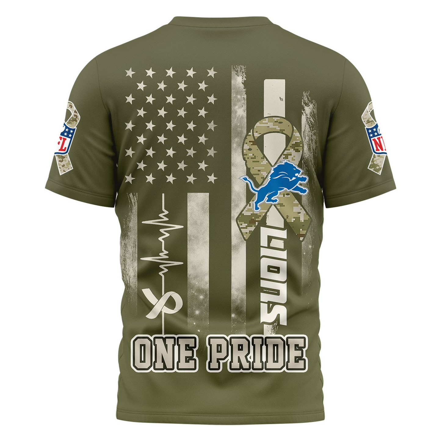 DL Premium NFL Salute to Service Camo 3D Shirt DDT CTND