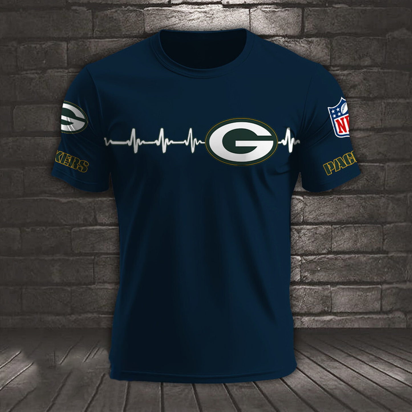 GB x NFL Heart Rate Map Special 3D Shirt DatND ThuongNH