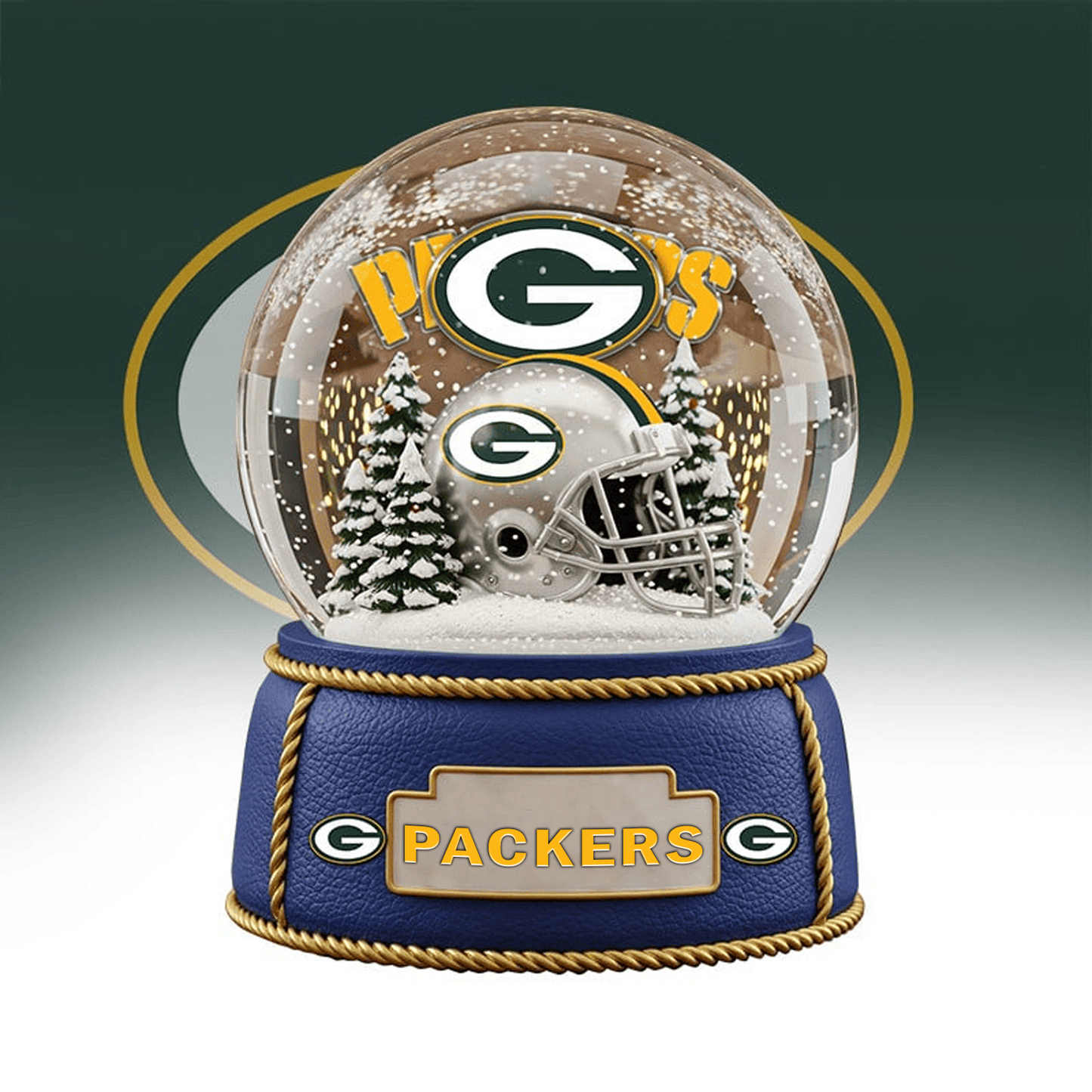 GB x NFL Prenium Christmas Acrylic Block Plaque TUANND TANTD