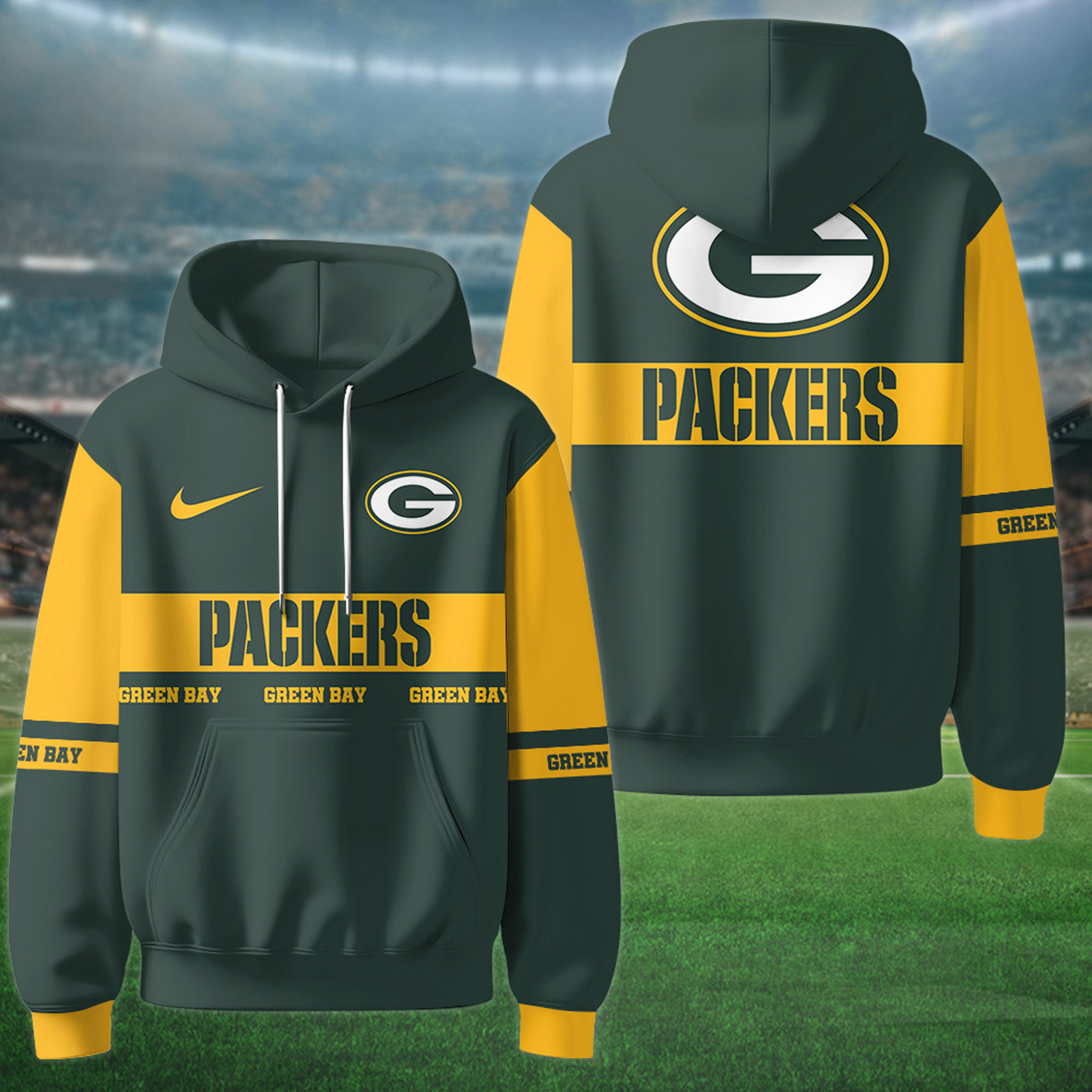 GB x NFL Special Hoodie New Style Personalized Gifts For Fan DATND TANTD