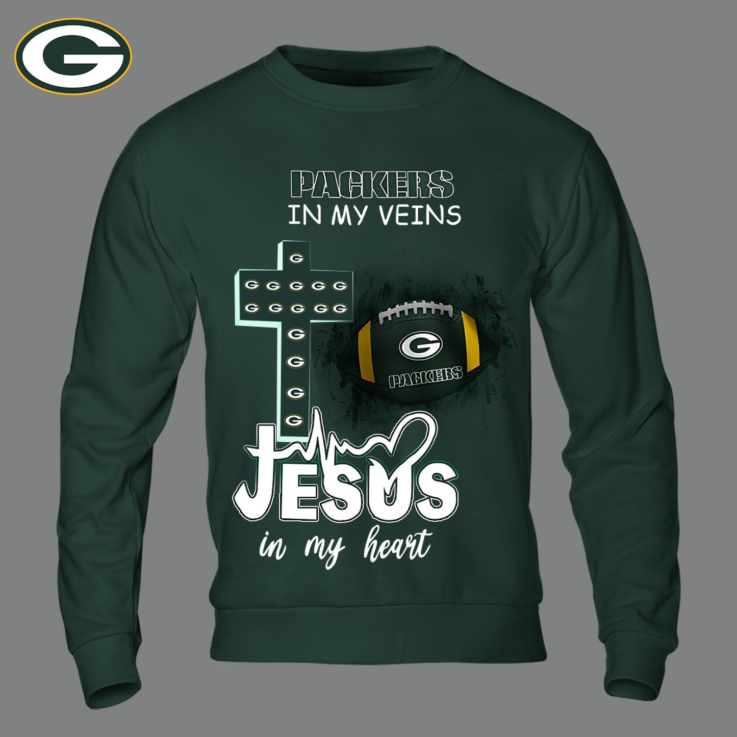 GBP - Jesus In My Heart Shirt DDT HLPHUONG