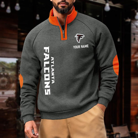 AF NFL Pulse Gear Zipper Henley Sweatshirt DDT CTND