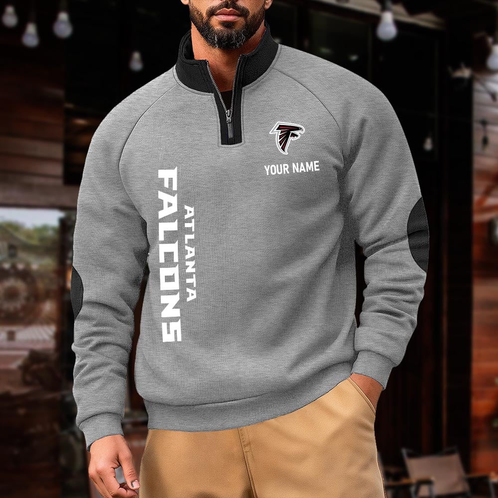 AF NFL Pulse Gear Zipper Henley Sweatshirt DDT CTND