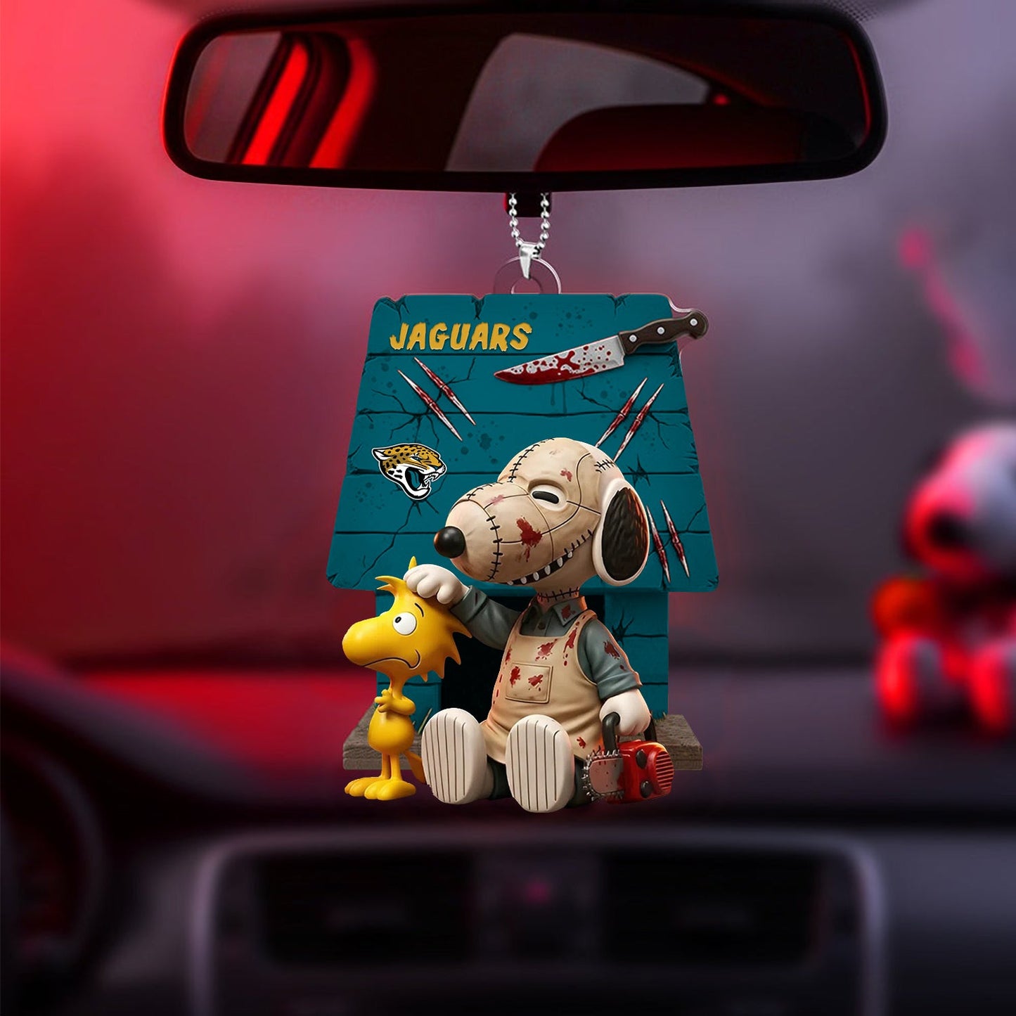 Horror Character x NFL JAC ORNAMENT CAR NDT NHM