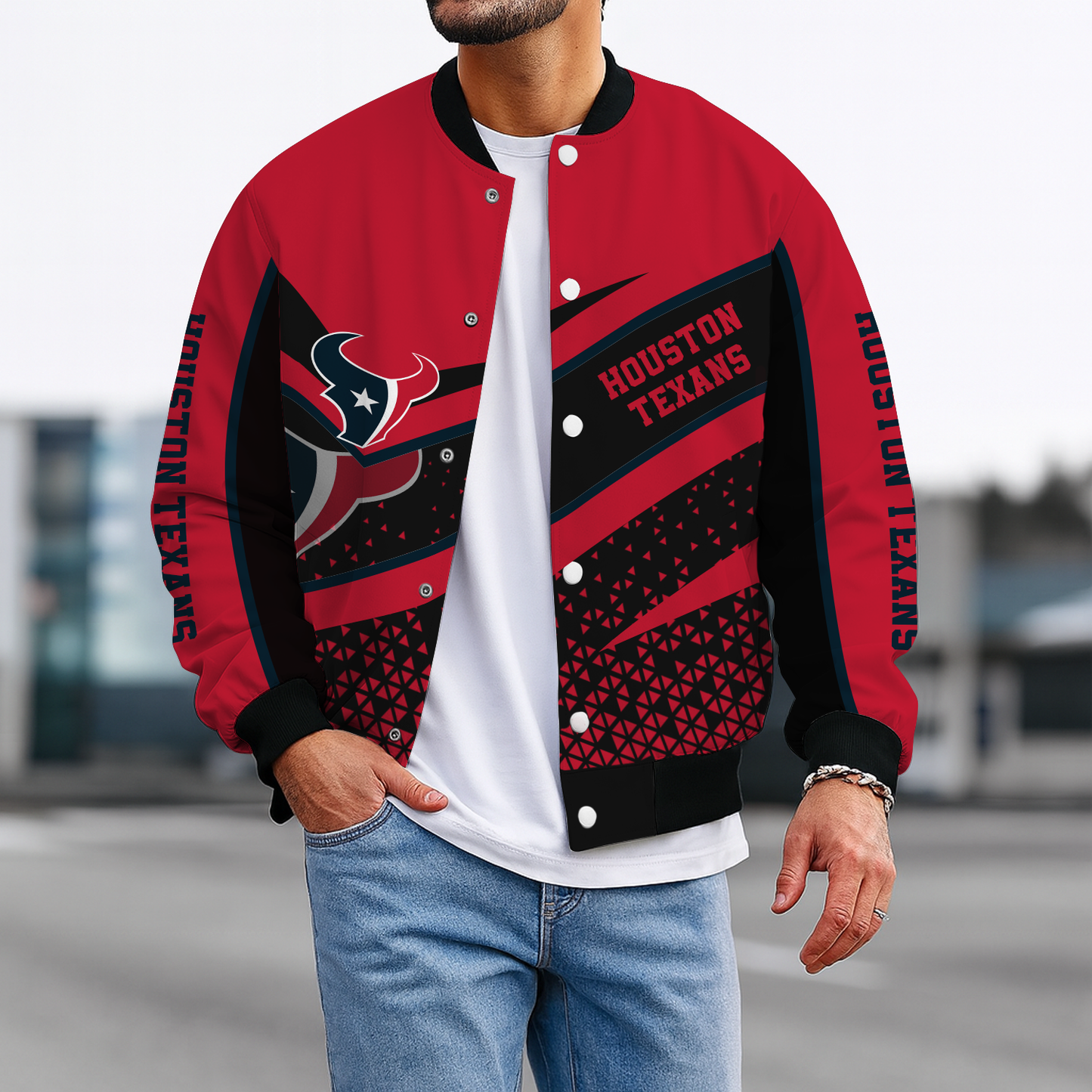 HOU x NFL New Baseball Jacket DatND ThuongNH