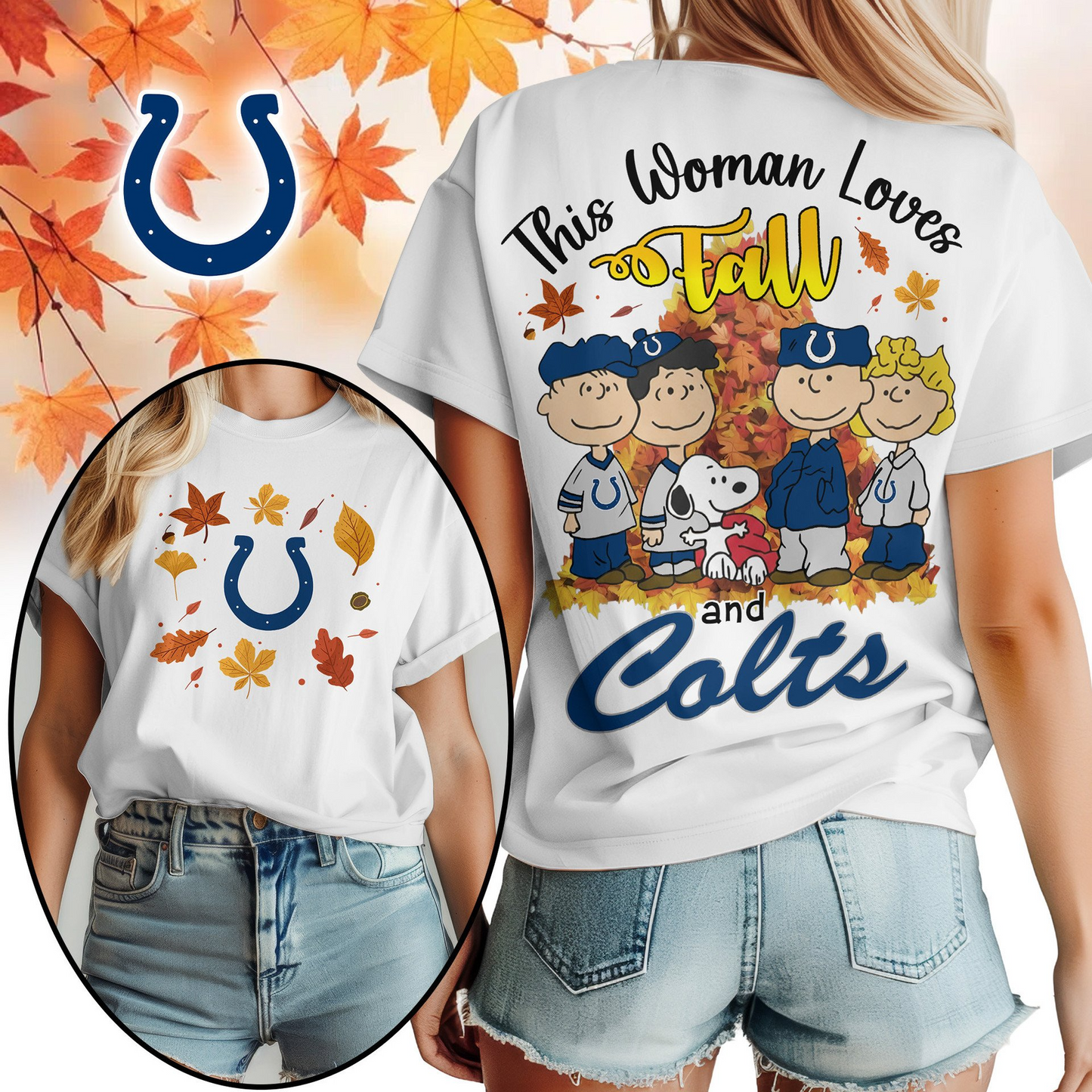 IC Premium NFL This Woman loves fall 3D Shirt DDT CTND