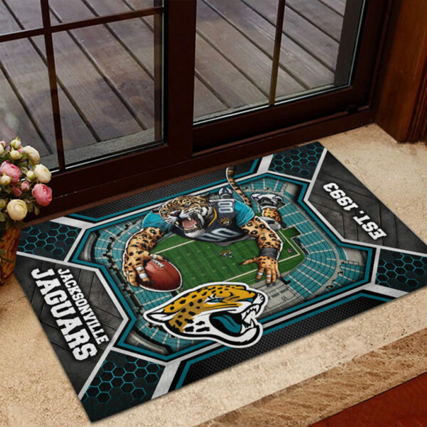 JAC x NFL Custom Doormat DATND TANTD