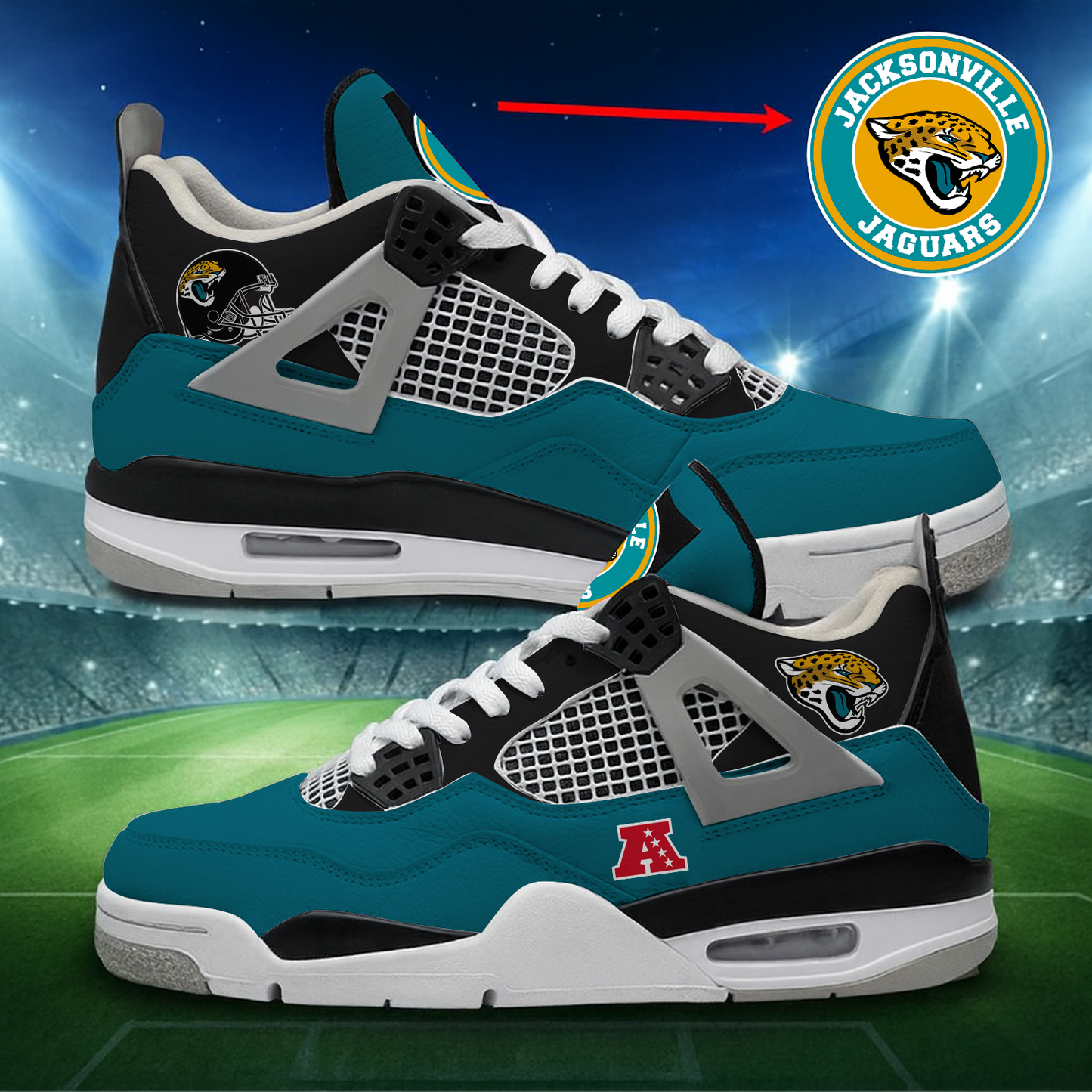 JAC x NFL Custom Sneakers DatND DVT