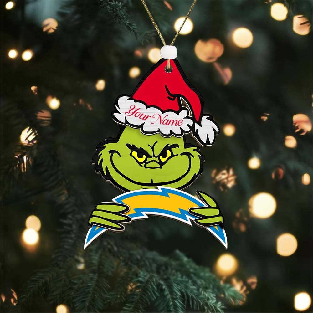LAC NFL x Grin Christmas Ornament DDT HLP