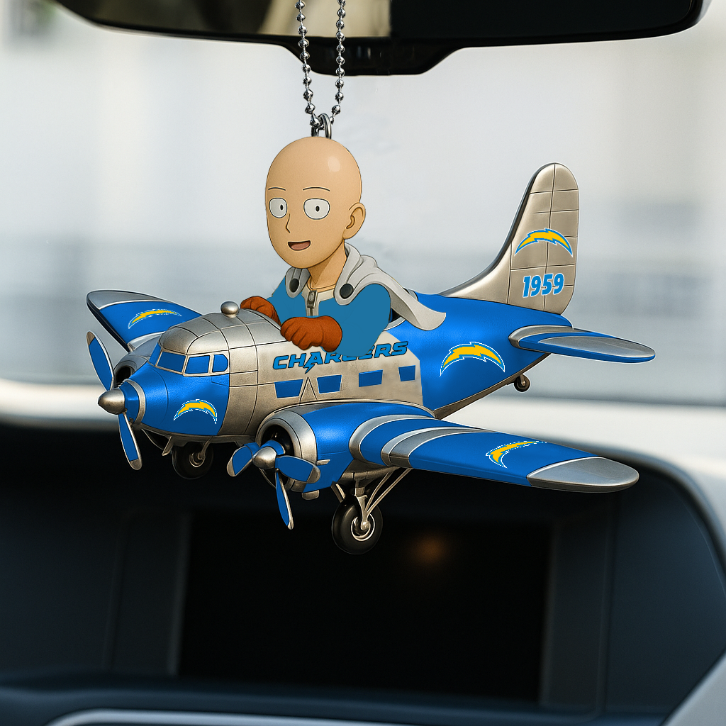 LAC NFL x One-Punch Man Premium Car Hanging Ornament DDT HLP