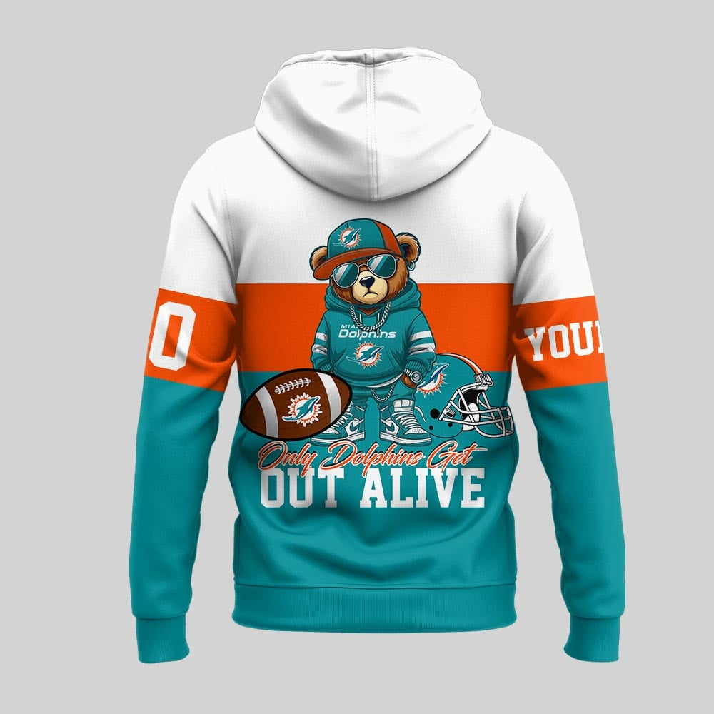 MD Premium NFL Customizable Teddy Bear Hoodie DDT HLPHUONG