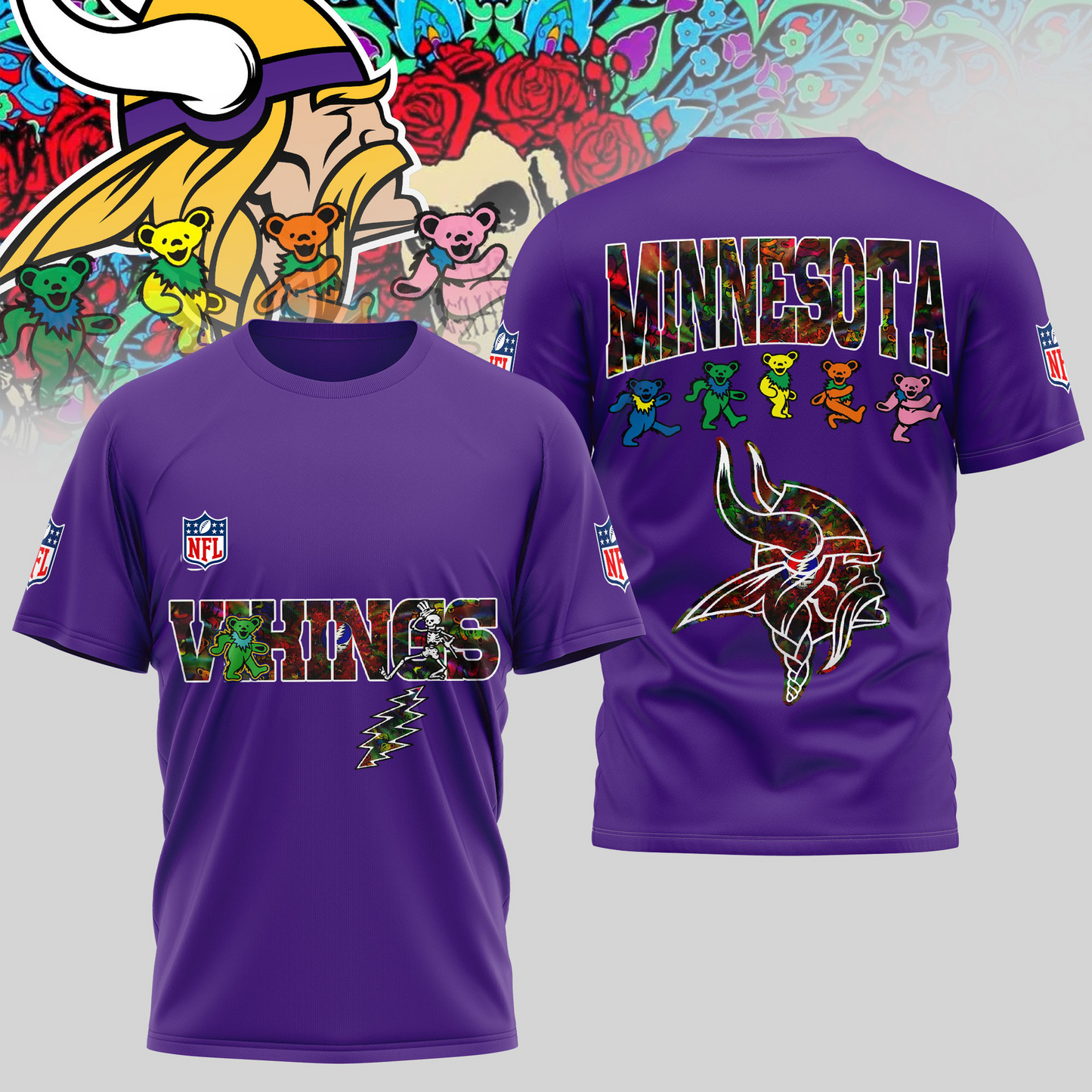 MV Premium NFL Dancing Bear T-Shirt DDT HLPHUONG