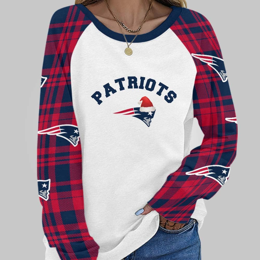 NEP Premium NFL Cozy Round Neck Raglan Sleeve Sweatshirt DDT CTND