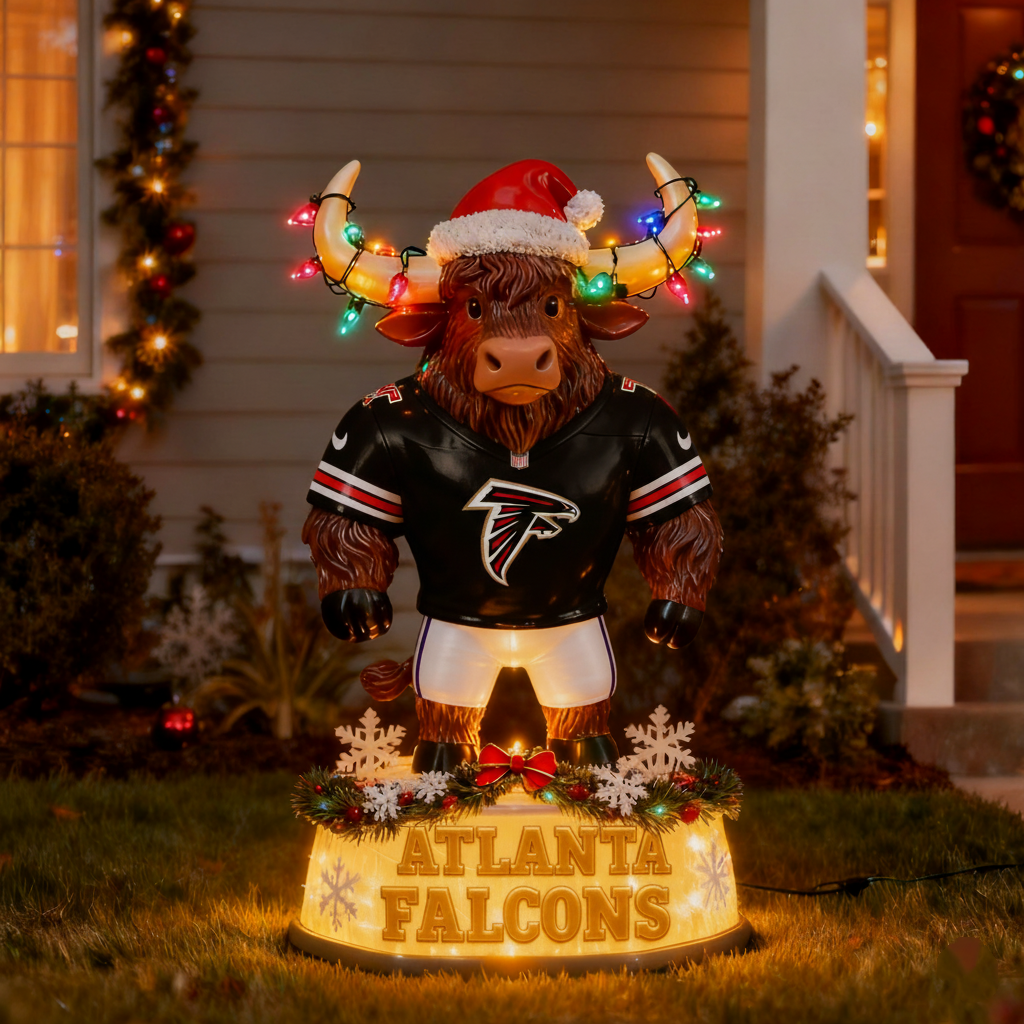 NFL x AF Spirit Yak Christmas LED Statue V1 NAK