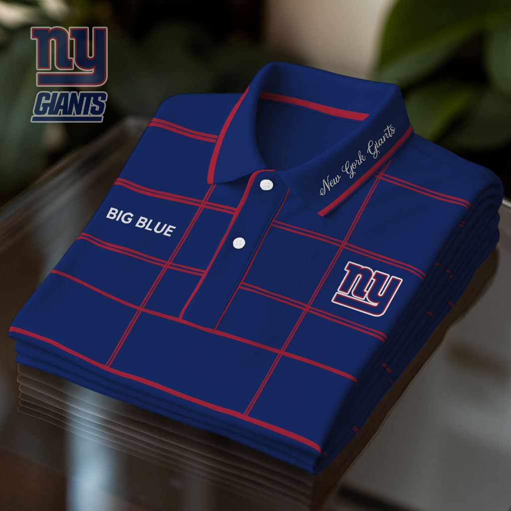 NYG Premium NFL V2 Polo Shirt DDT CTND