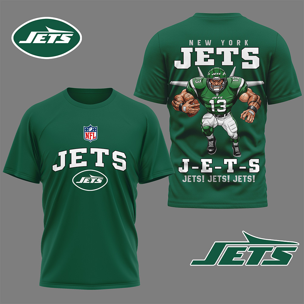 NYJ Premium NFL Nation Gear 3D Shirt DDT HLPHUONG