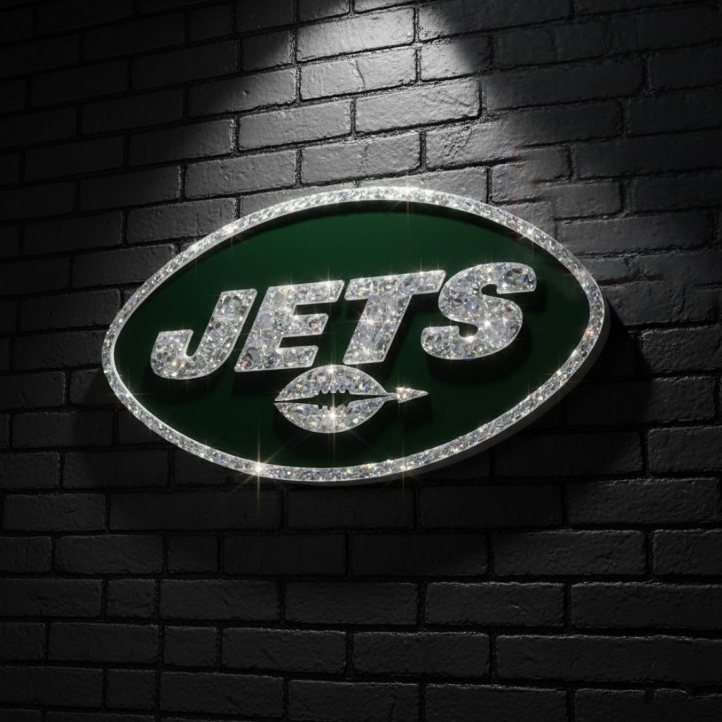 NYJ X NFL Diamond Crystal Wall Art DatND DVT