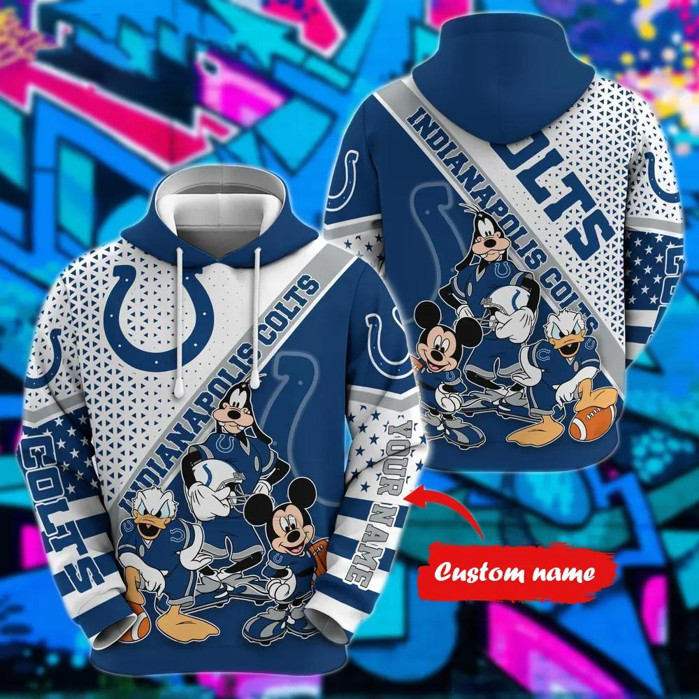 Personalized IC x NFL Character Cartoon Movie Unisex Hoodie DDT CTND