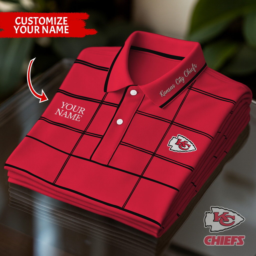 Personalized KCC Premium NFL Polo Shirt DDT NTL