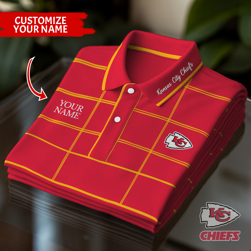 Personalized KCC Premium NFL Polo Shirt DDT NTL