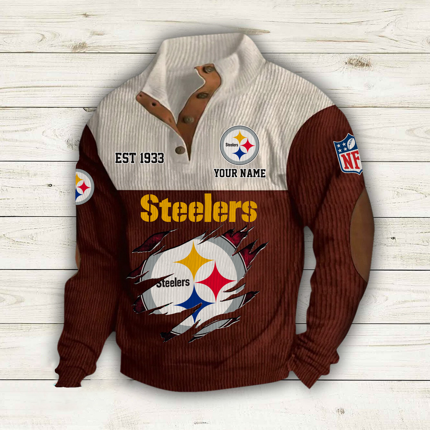 PIT x NFL Custom Name Sport Sweatshirt DatND DVT