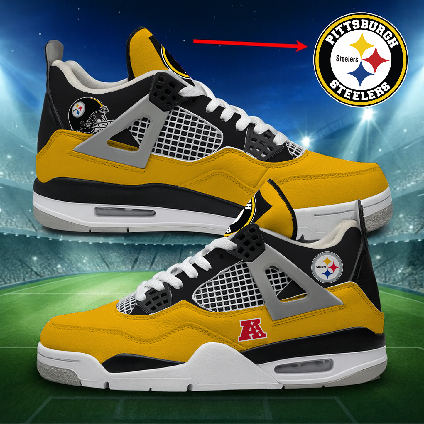 PIT x NFL Custom Sneakers DatND DVT