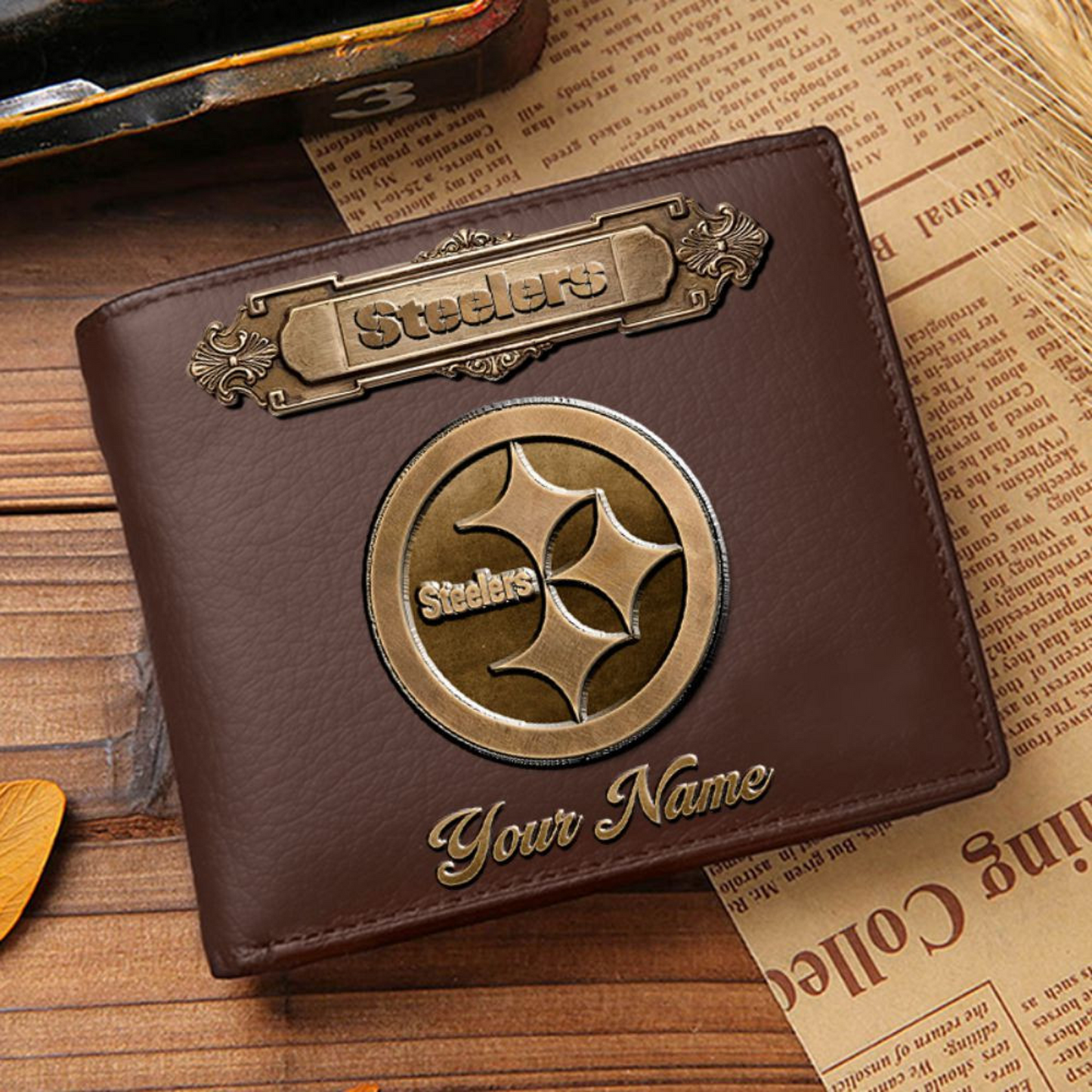 PIT x NFL Premium Leather Wallet DatND DVT