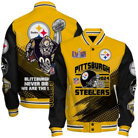 Pittsburgh Steelers National Football League Varsity Jacket V3 DDT 171025 HLPHUONG