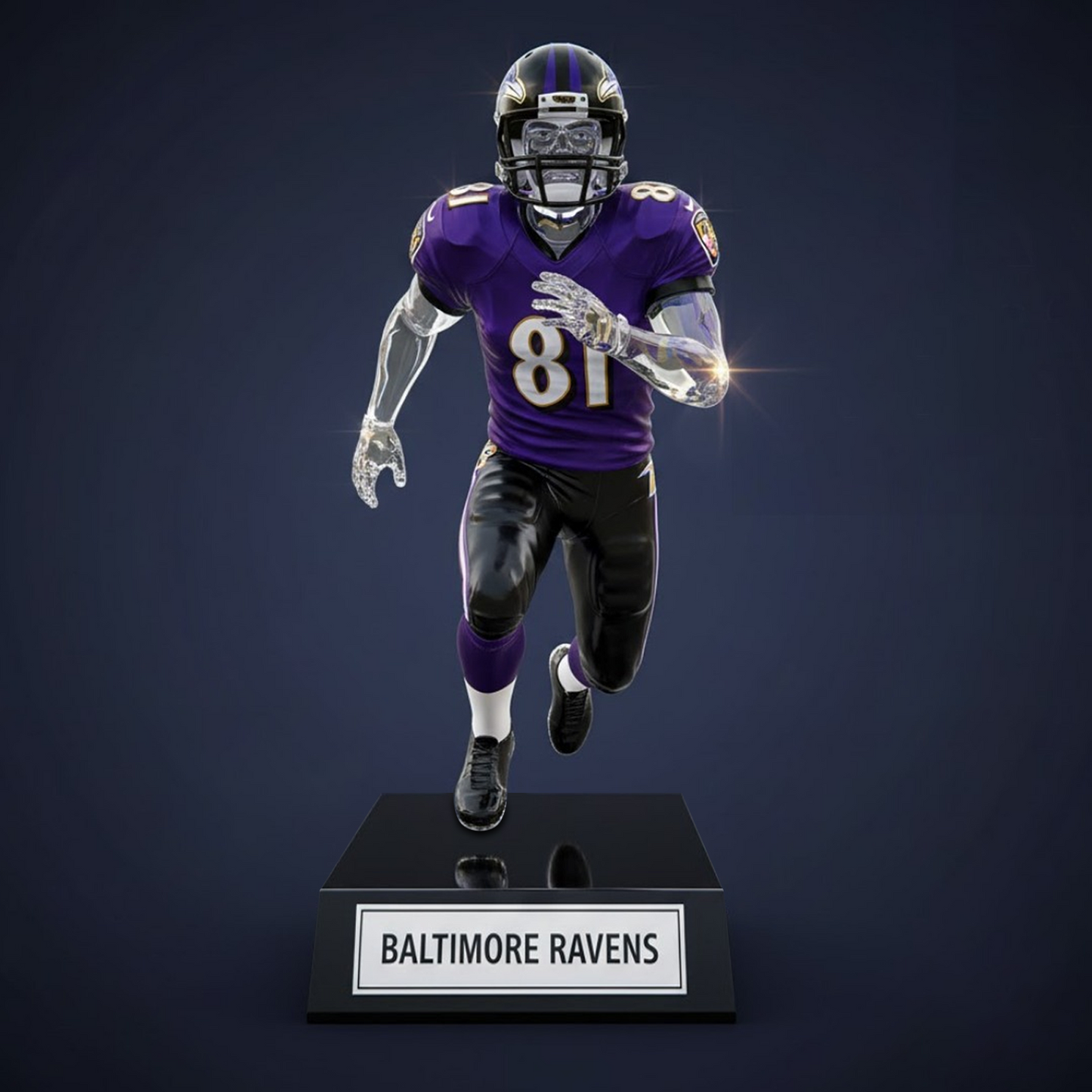 Premium BAL x NFL Crystal Style Desktop Ornament DatND DVT