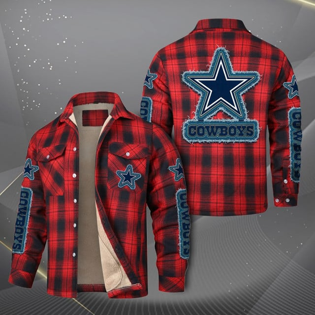 PREMIUM CLASSIC NFL X DAL Casual Cotton Fleece Jackets  NDT TDT
