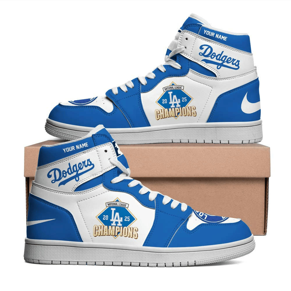 Premium MLB LAD Champions 2025 Air Jordan 1 V1 NMD 201025 TTV